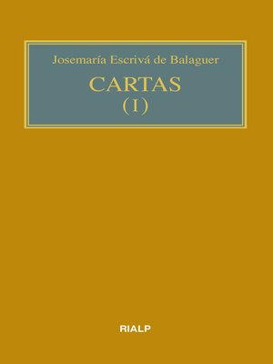 cover image of Cartas I (bolsillo, rústica)